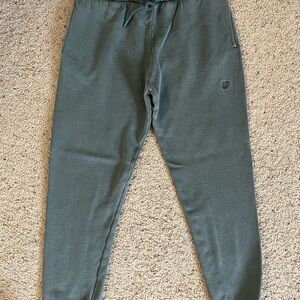 PINK Victoria's Secret Green Sweatpants with Elastic Waistband
